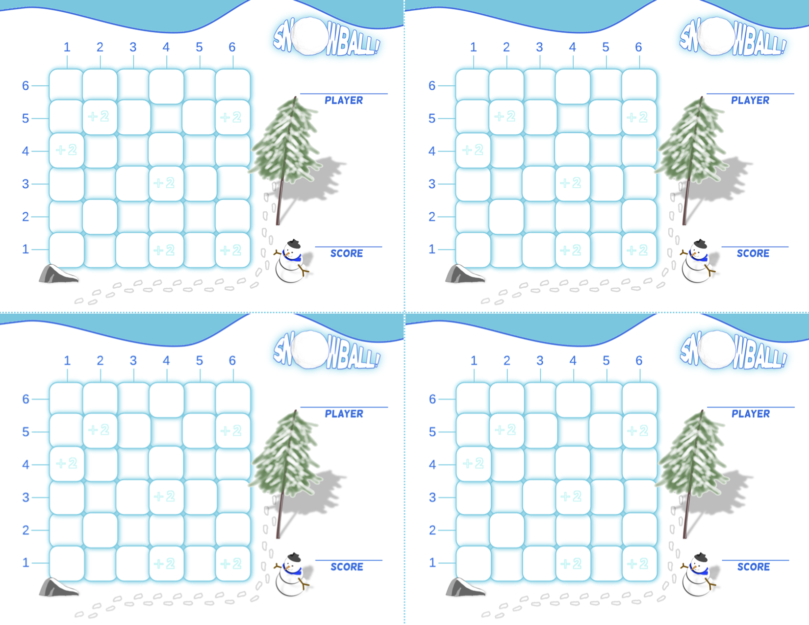 Snowball Game Template